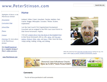 Tablet Screenshot of peterstinson.com