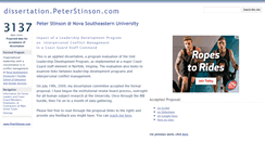 Desktop Screenshot of dissertation.peterstinson.com